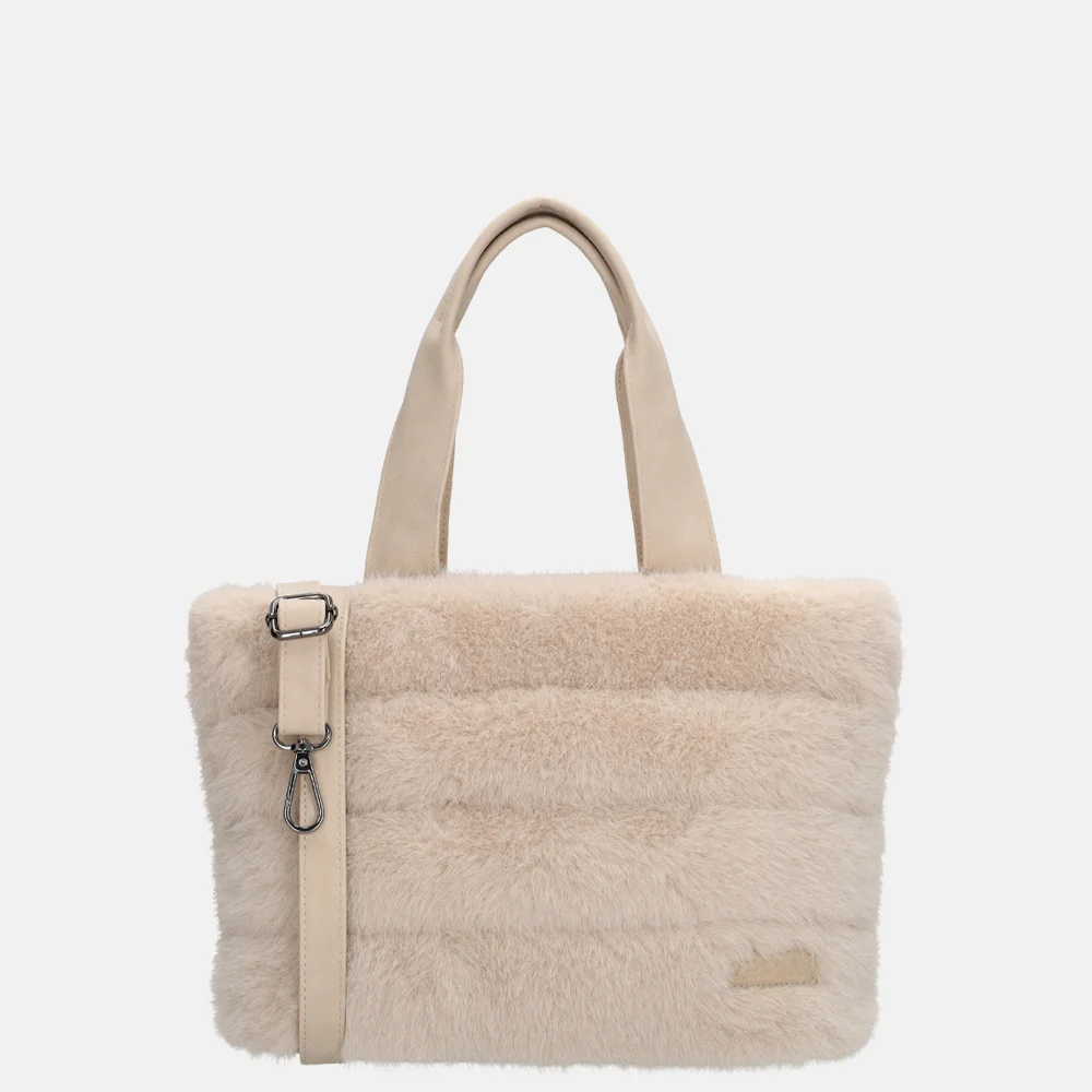 Zebra Trends Emma handtas S creme bij Duifhuizen