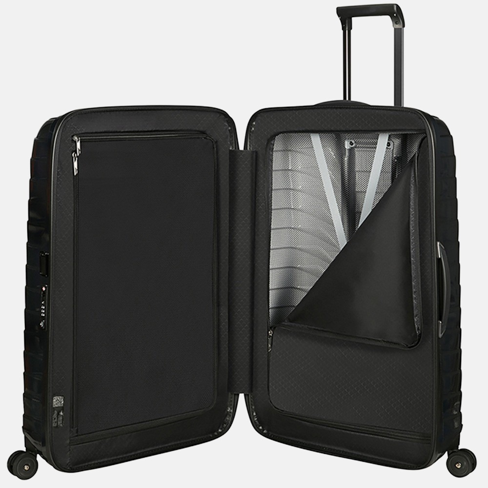 Samsonite Proxis spinner 75 cm black bij Duifhuizen