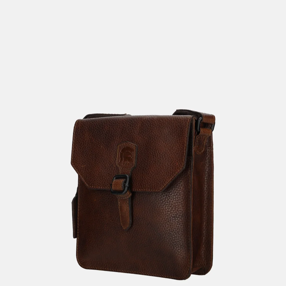 Pylos Sarda crossbody tas brandy bij Duifhuizen