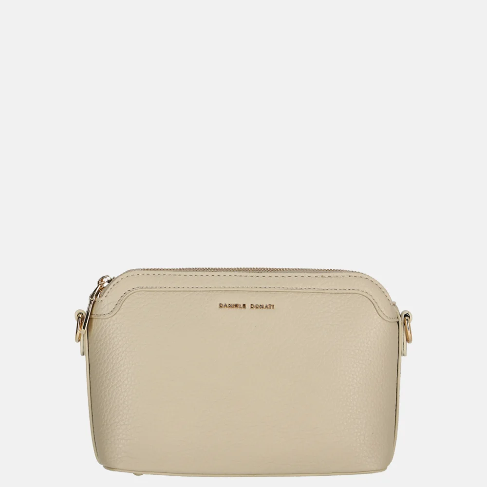 Daniele Donati crossbody tas light beige bij Duifhuizen