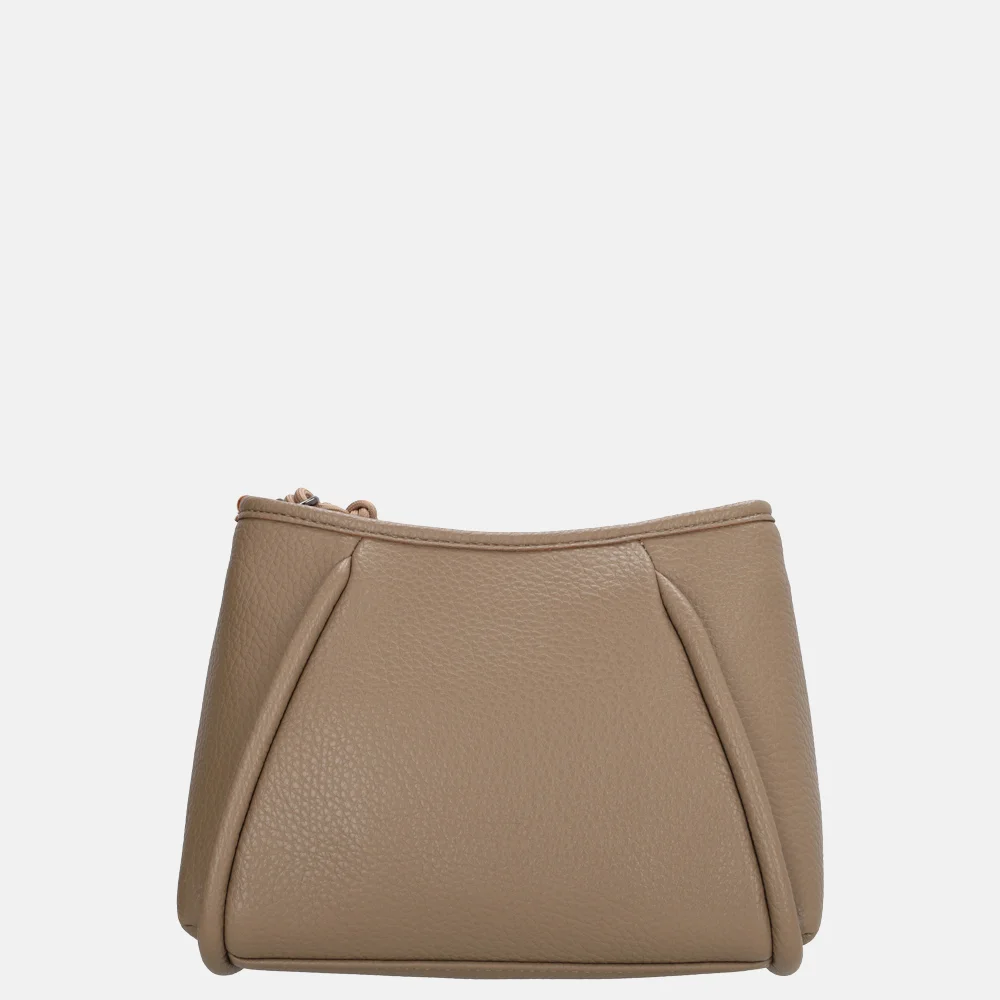 Zebra Trends Sofie crossbody tas taupe bij Duifhuizen