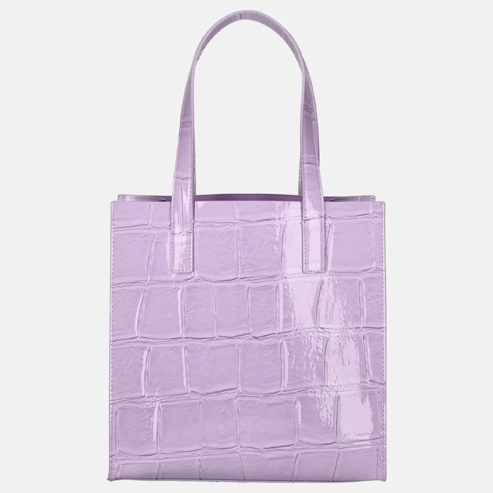 Ted Baker Croccon shopper S lilac bij Duifhuizen