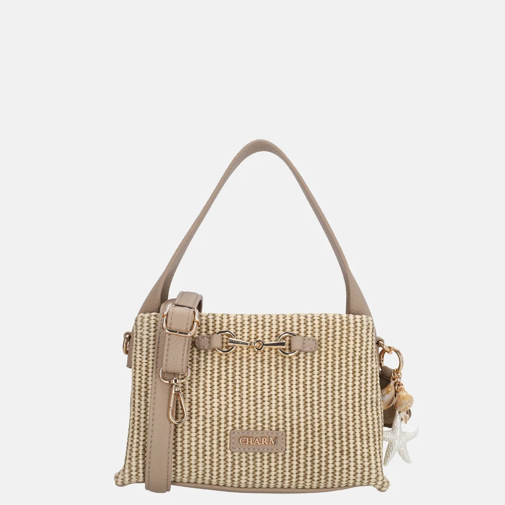 Charm London Santorini handtas S taupe