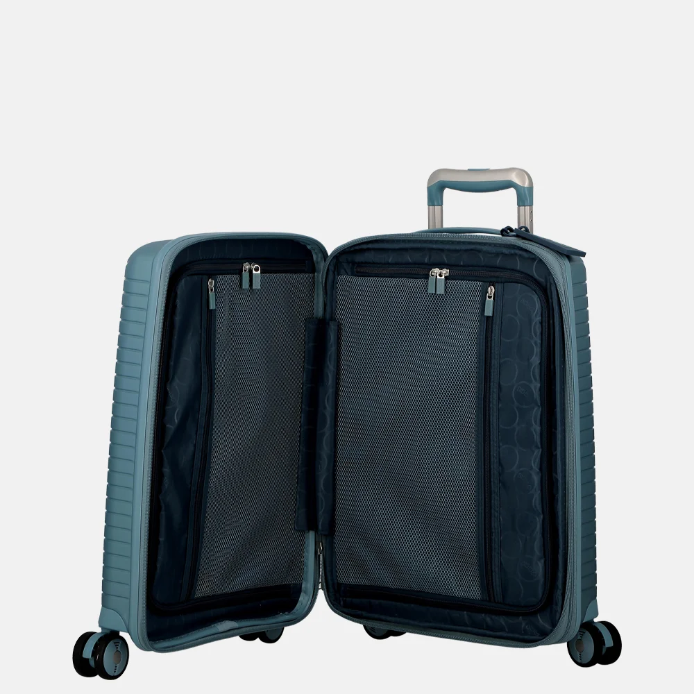 Jump Evae handbagage koffer 55 cm expandable blueciel bij Duifhuizen