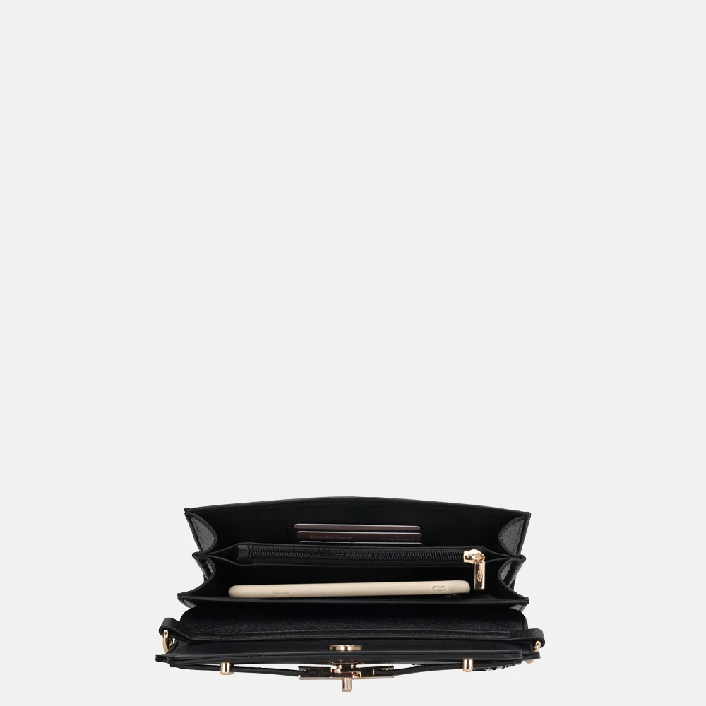 Charm London The Hamptons envelop clutch zwart bij Duifhuizen