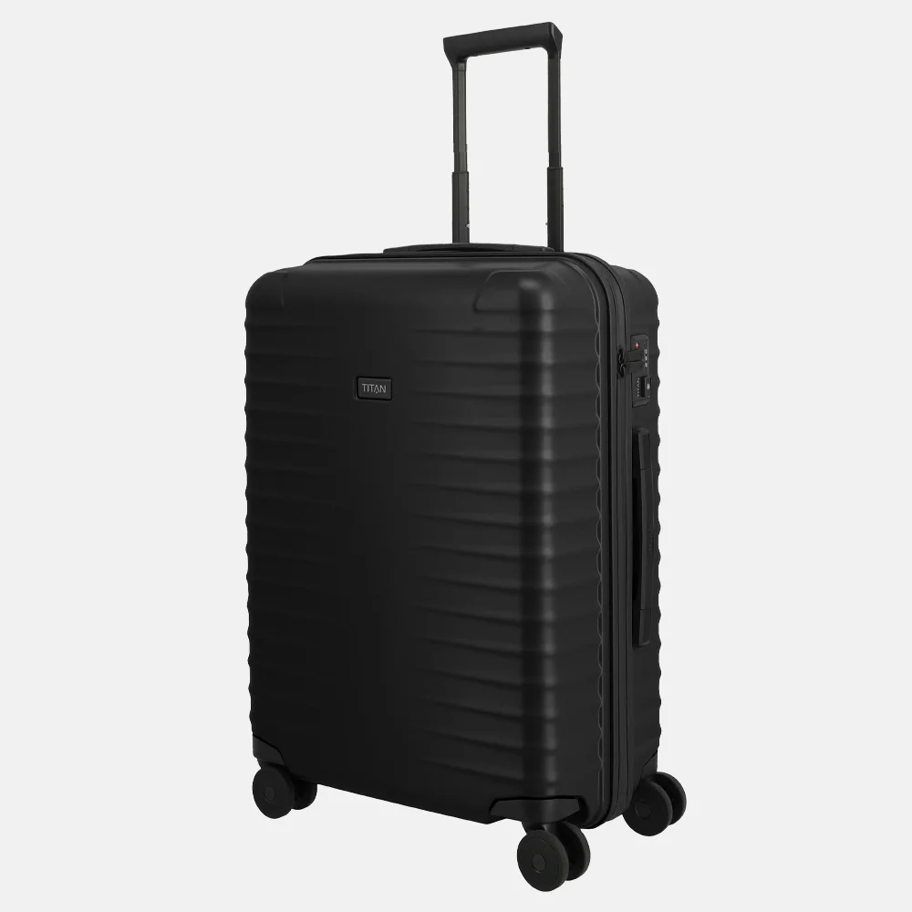 Titan Upgrade reiskoffer 65 cm nightshade black bij Duifhuizen