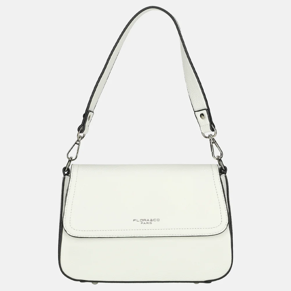 Flora & Co crossbody tas white bij Duifhuizen