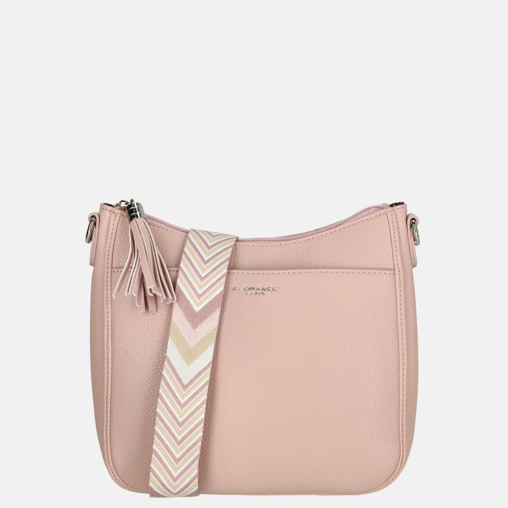 Flora & Co crossbody tas rose