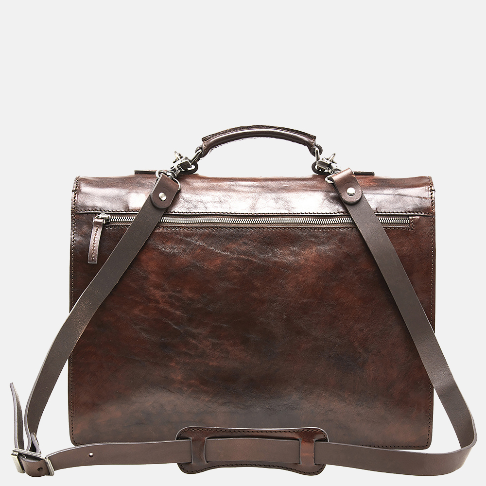 Castelijn & Beerens Rien laptoptas 13.3 inch cognac bij Duifhuizen