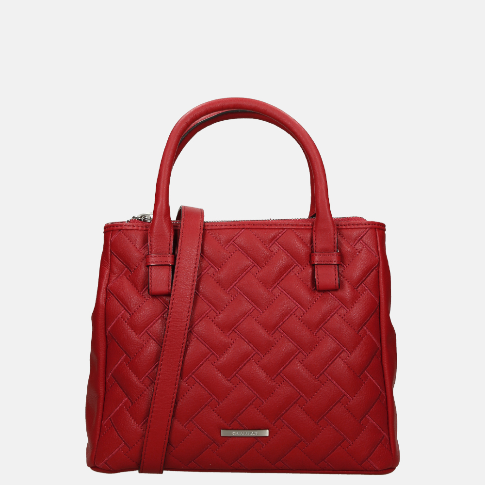 Claudio Ferrici Woven handtas red