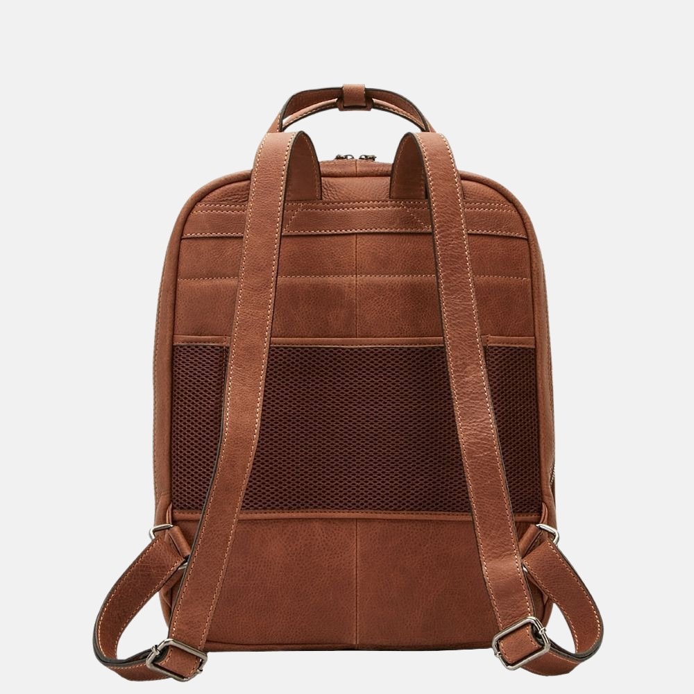 Castelijn & Beerens laptop rugzak Carisma 15.6 inch cognac bij Duifhuizen