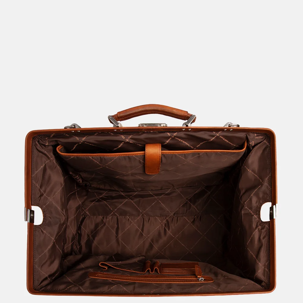 Chesterfield Corfu weekendtas L cognac bij Duifhuizen