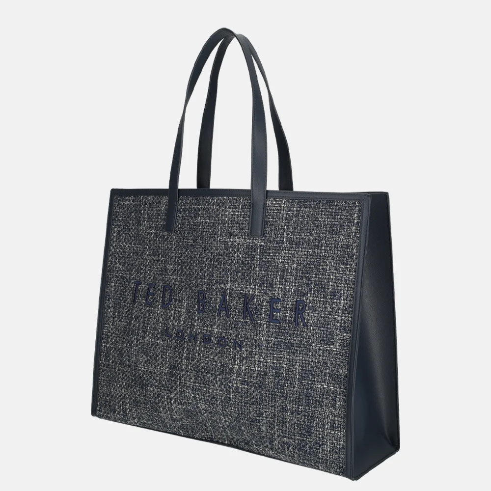 Ted Baker Tweekon shopper navy bij Duifhuizen