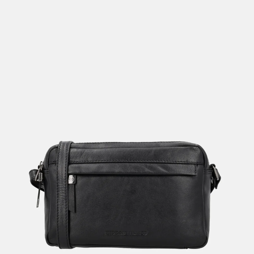 Hide & Stitches Porto schoudertas black