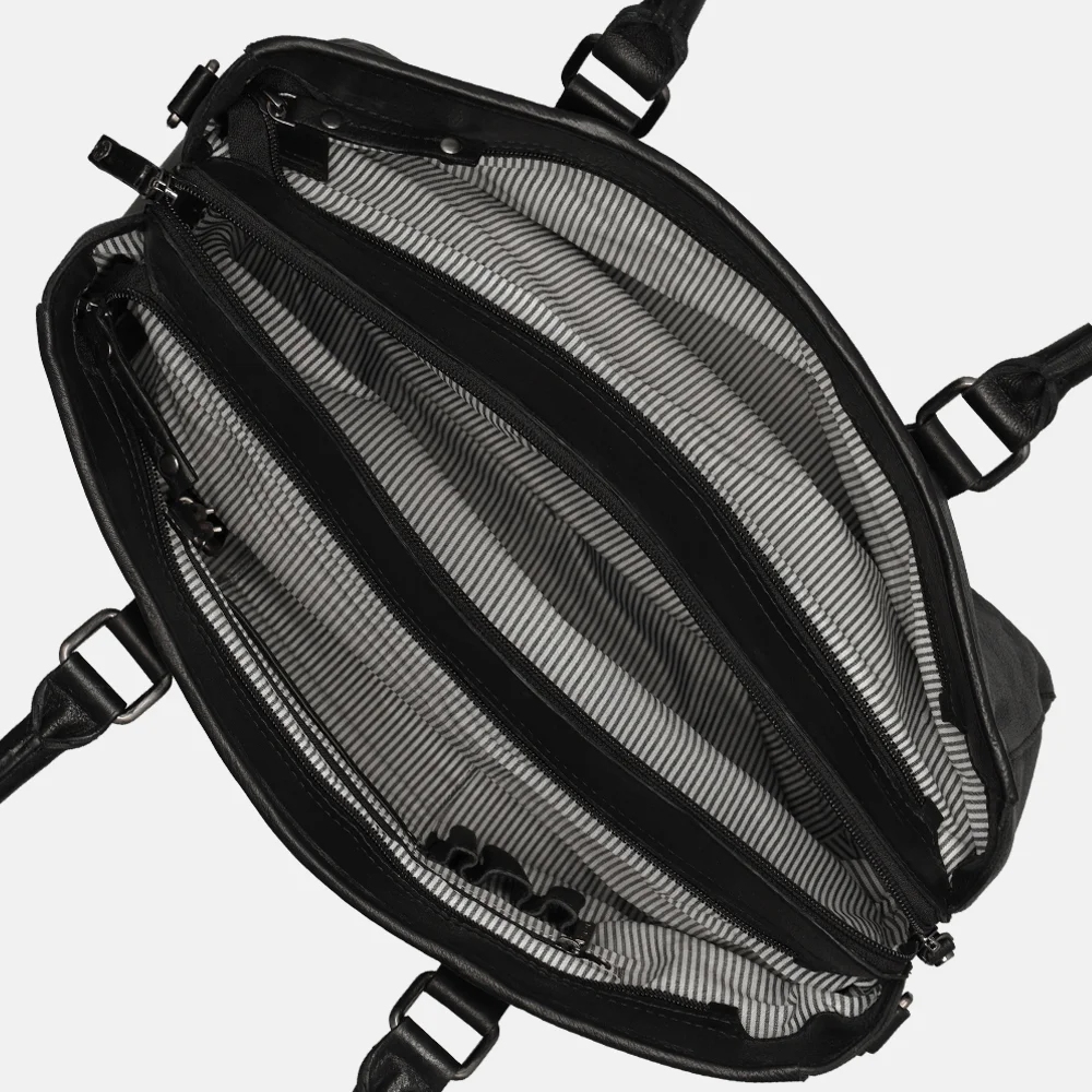 Berba Lucca laptoptas/shopper black bij Duifhuizen