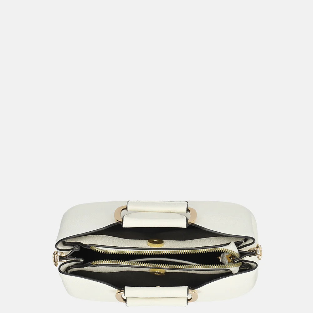 Flora & Co handtas S white bij Duifhuizen