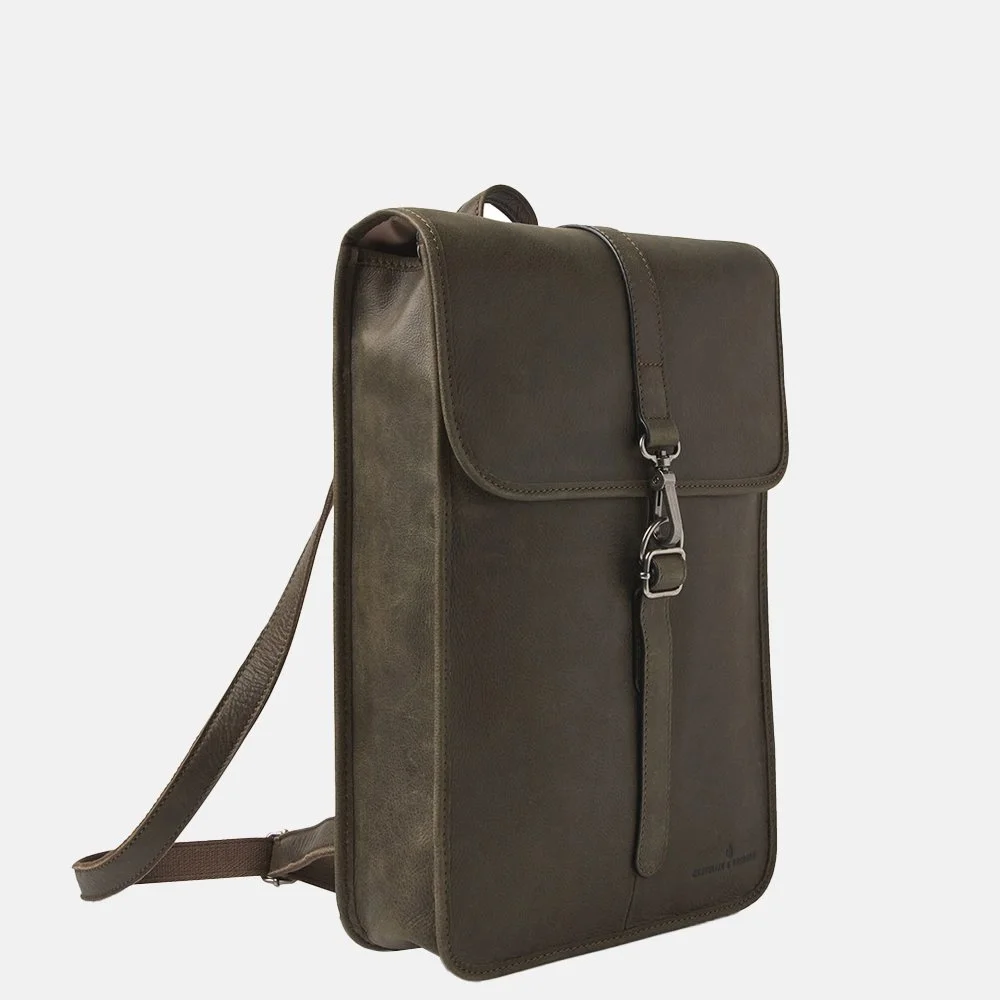 Castelijn & Beerens Carisma rugzak 15.6 inch dark military bij Duifhuizen