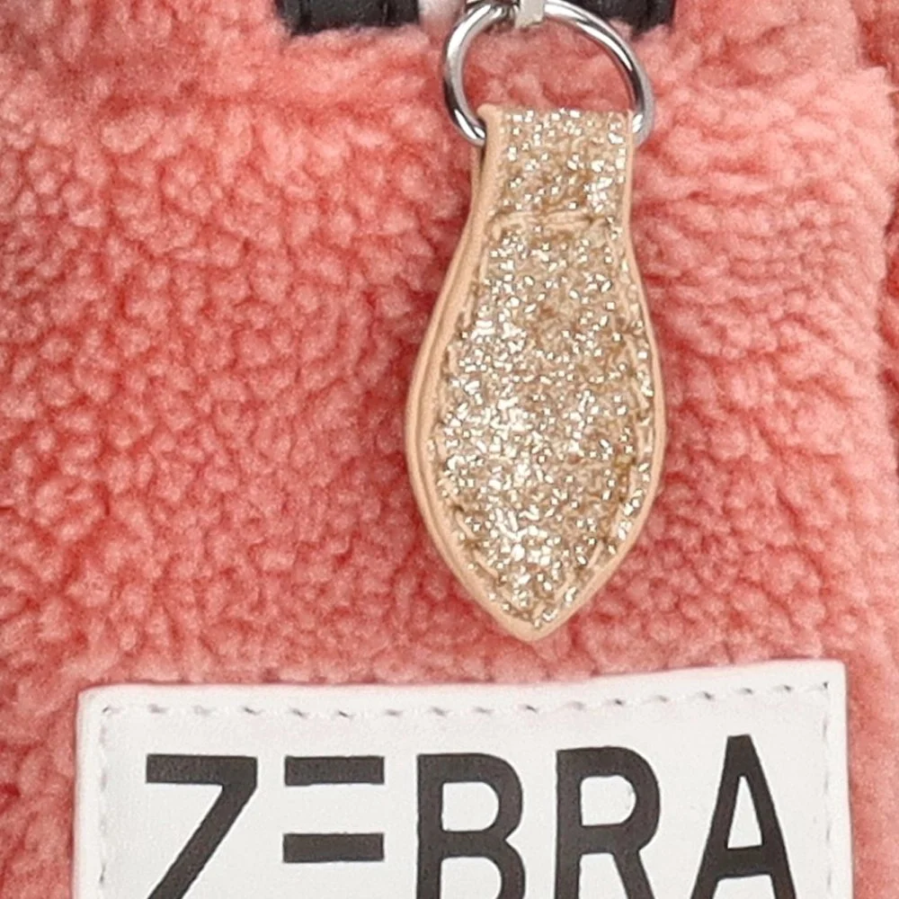 Zebra Trends Teddy dier kinderrugzak roze bij Duifhuizen