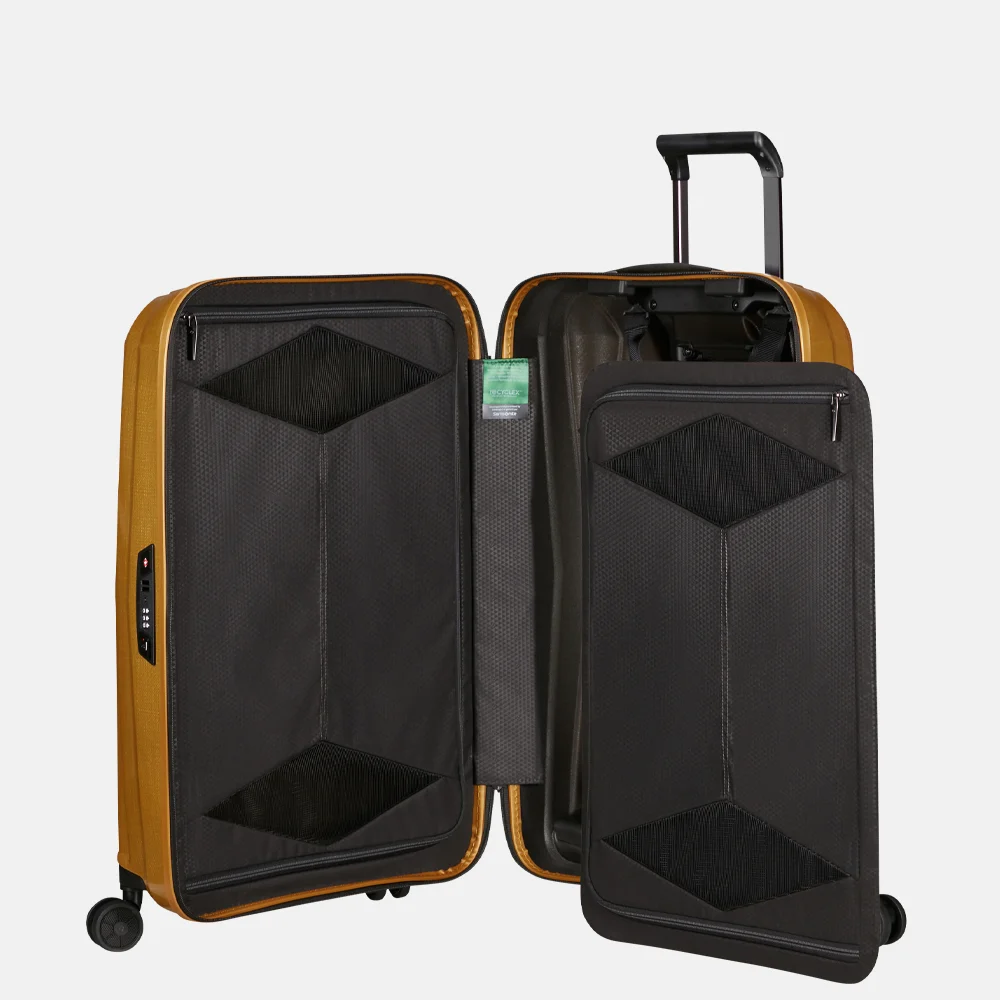 Samsonite Major-Lite koffer 69 cm Saffron Yellow bij Duifhuizen