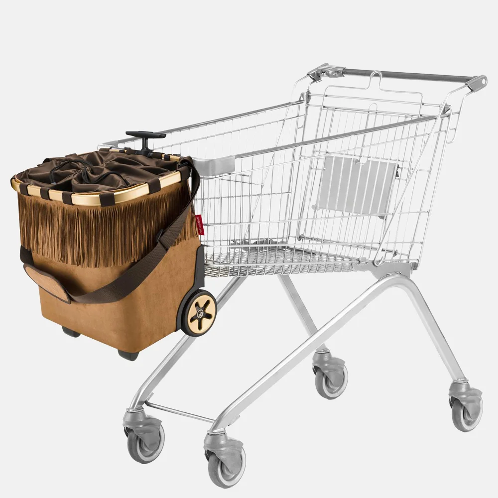 Reisenthel Western boodschappentrolley franjes cognac bij Duifhuizen