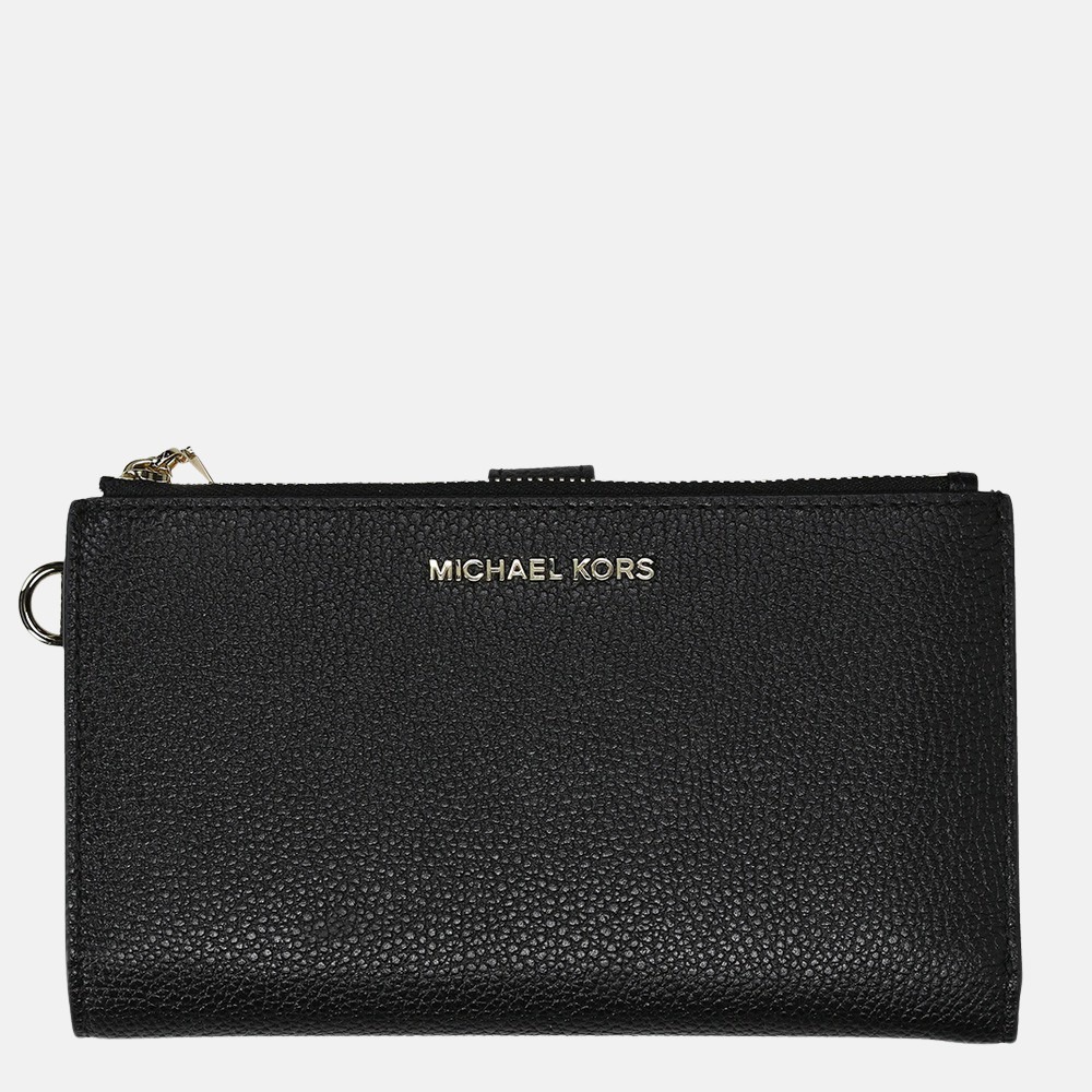 Michael Kors Jet Set Double Zip Wristlet portemonnee black