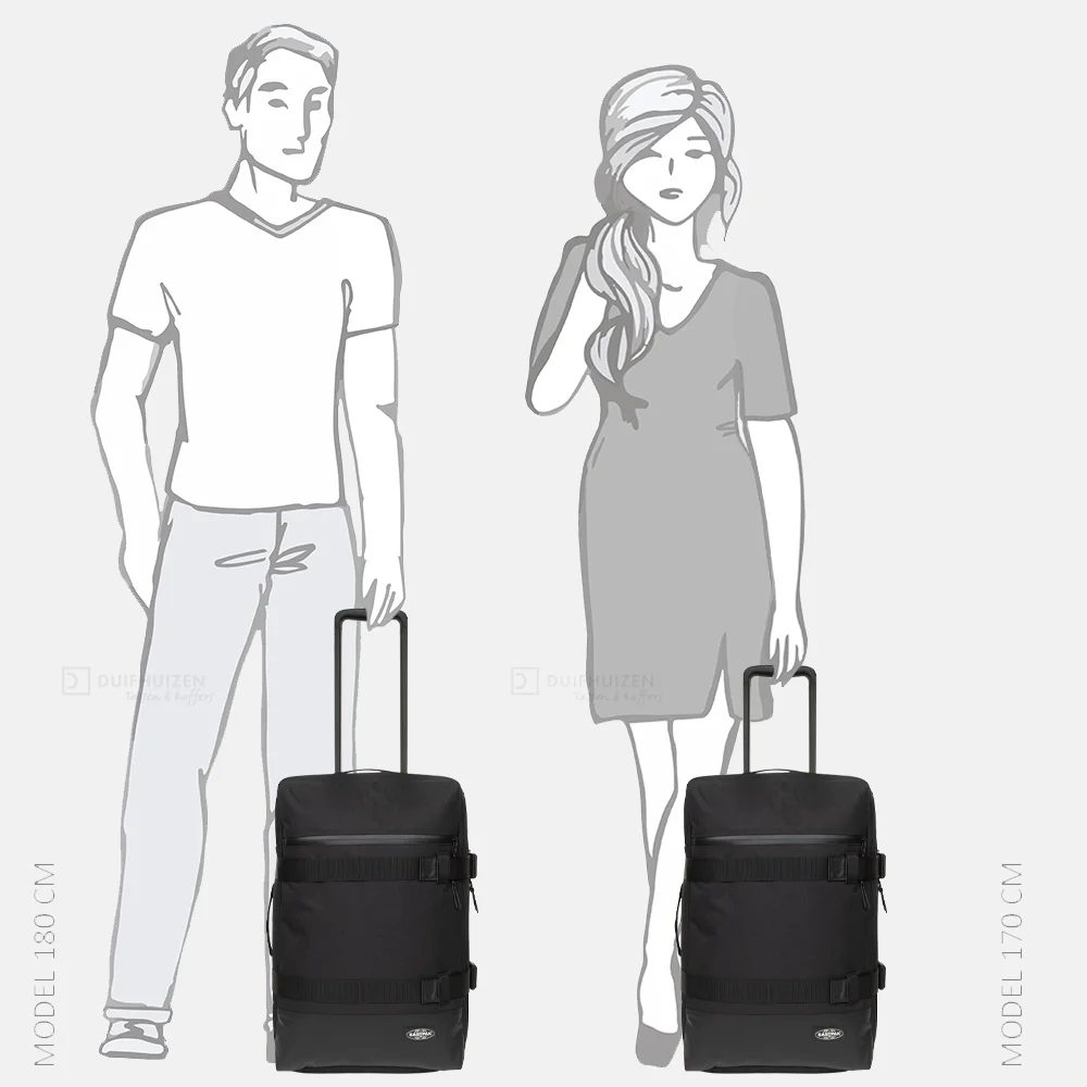 Eastpak Icon Travel'r S reistas op wielen black bij Duifhuizen