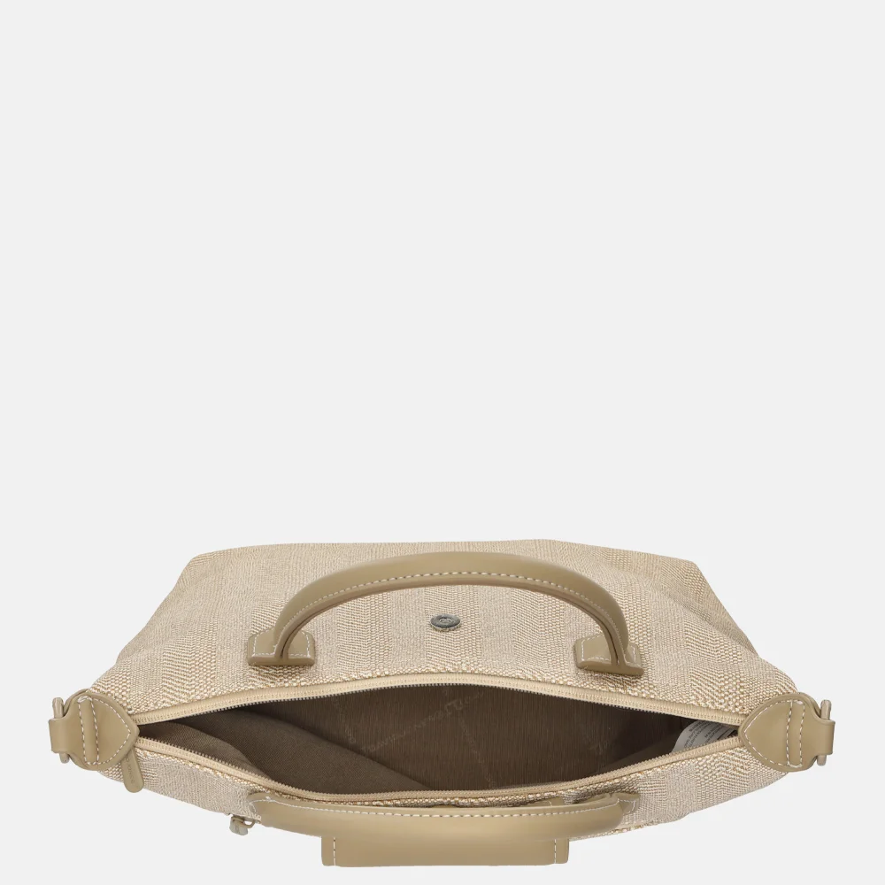 David Jones handtas M oatmeal beige bij Duifhuizen