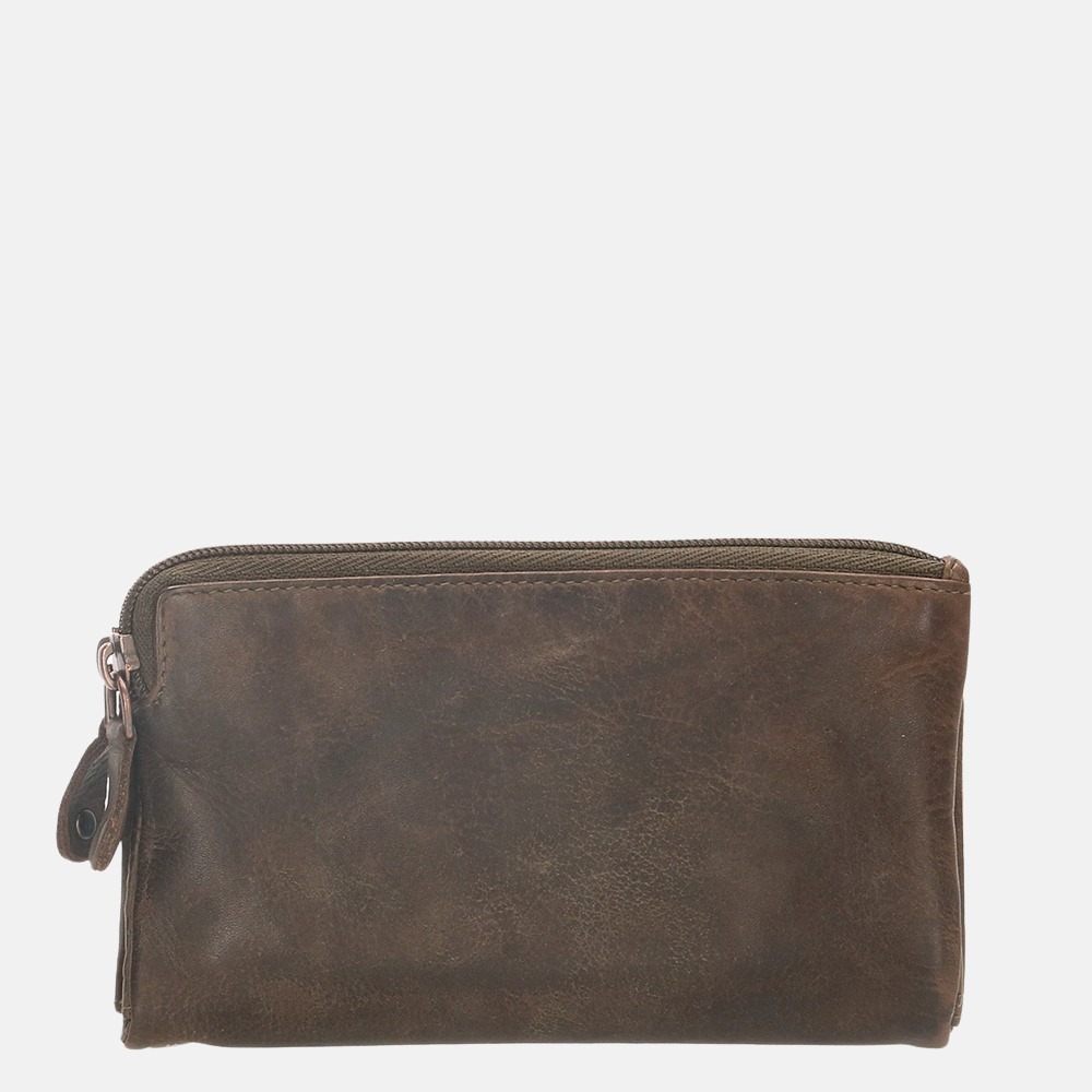 Old West Paint Rock portemonnee olive