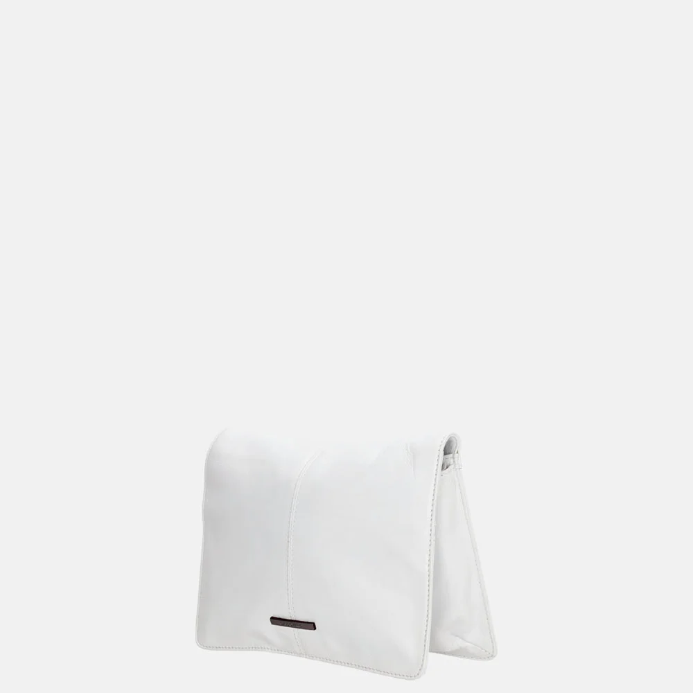 Claudio Ferrici Pelle Vecchia crossbody tas white bij Duifhuizen