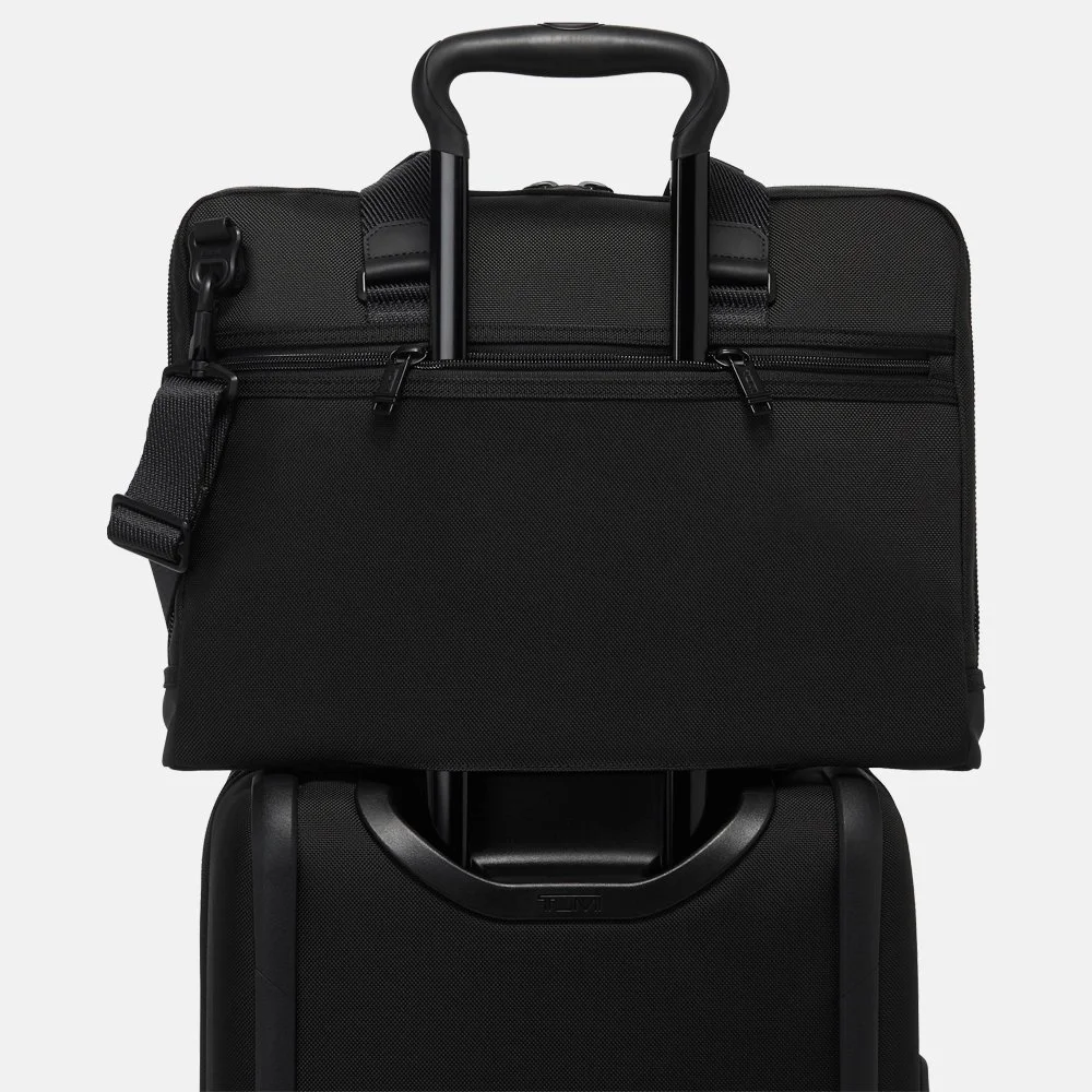 Tumi Aviano Alpha Bravo Academy laptoptas black bij Duifhuizen