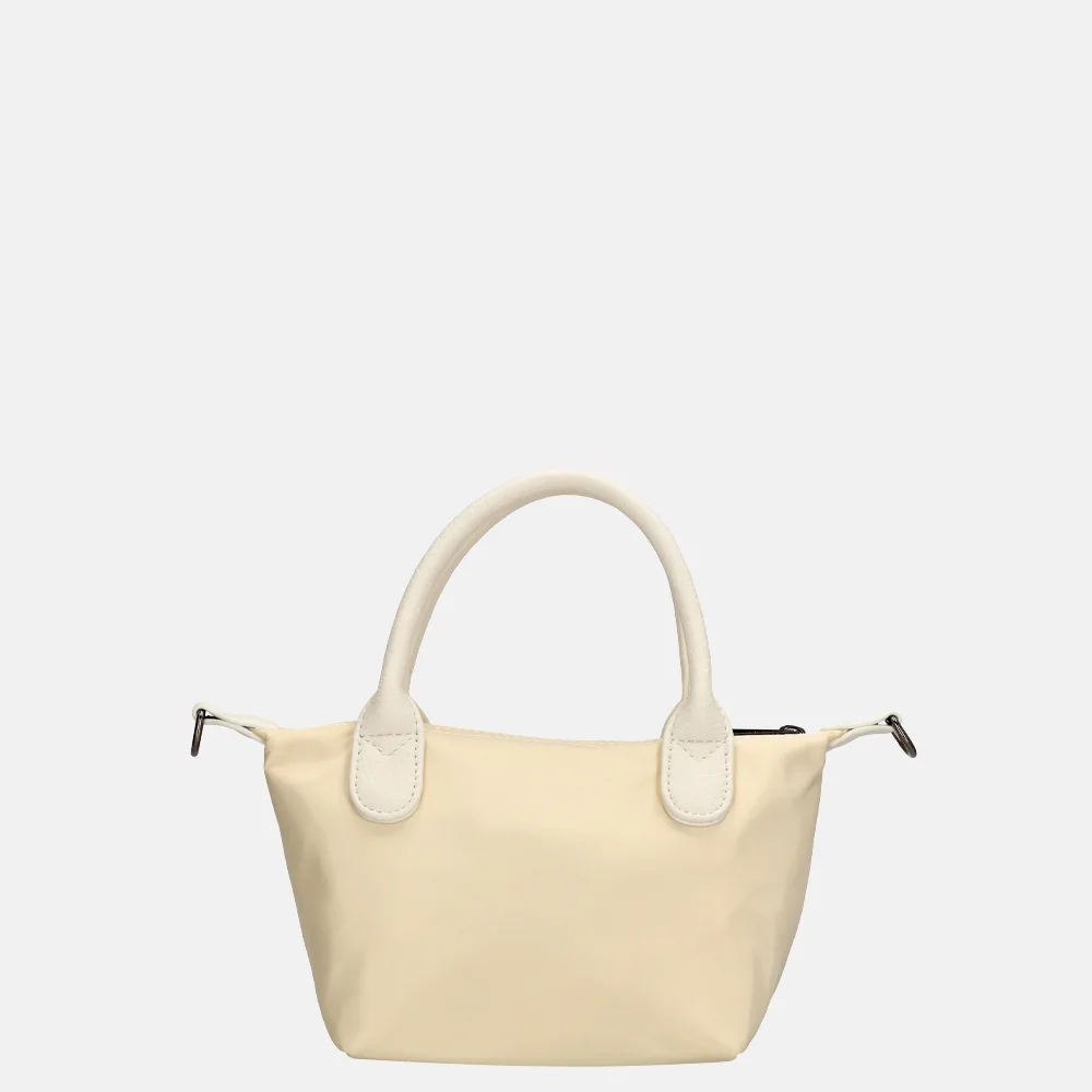 Charm London Buckingham Mono crossbody tas XS creme bij Duifhuizen