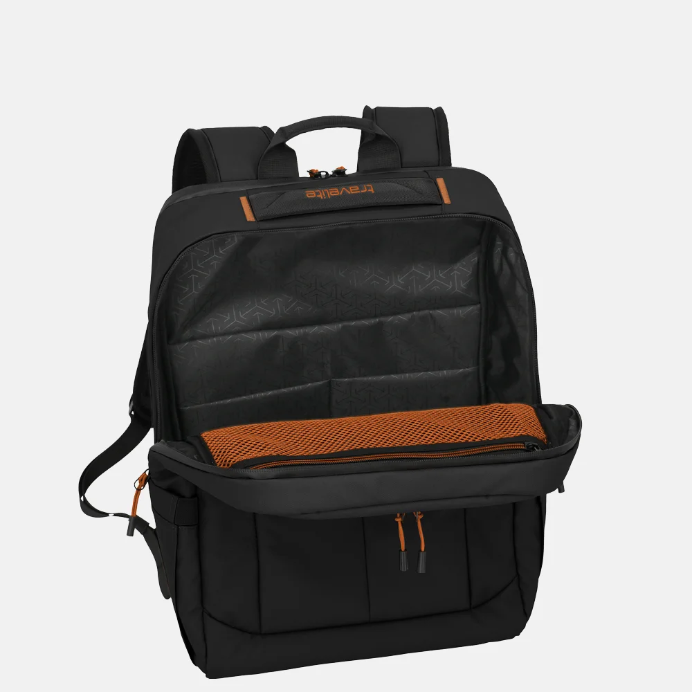 Travelite Briize rugzak M black bij Duifhuizen