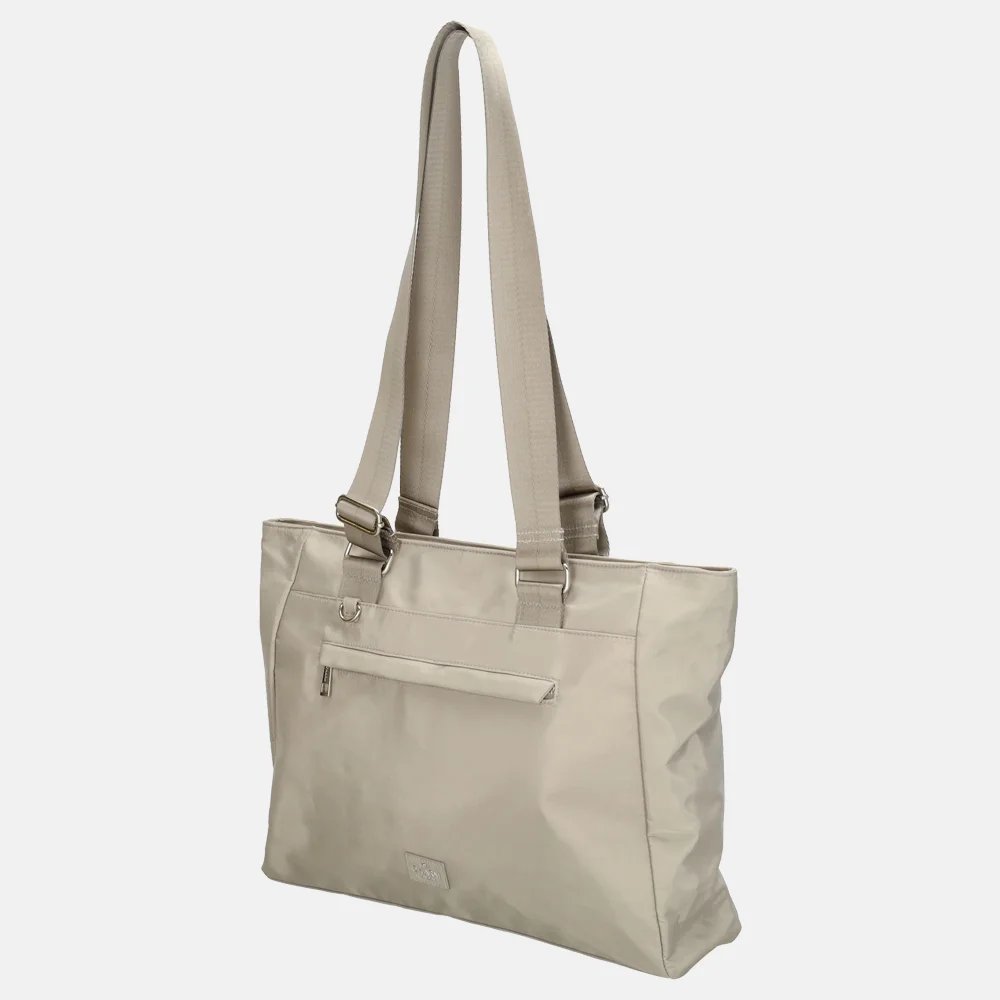 Charm London shopper licht grijs bij Duifhuizen