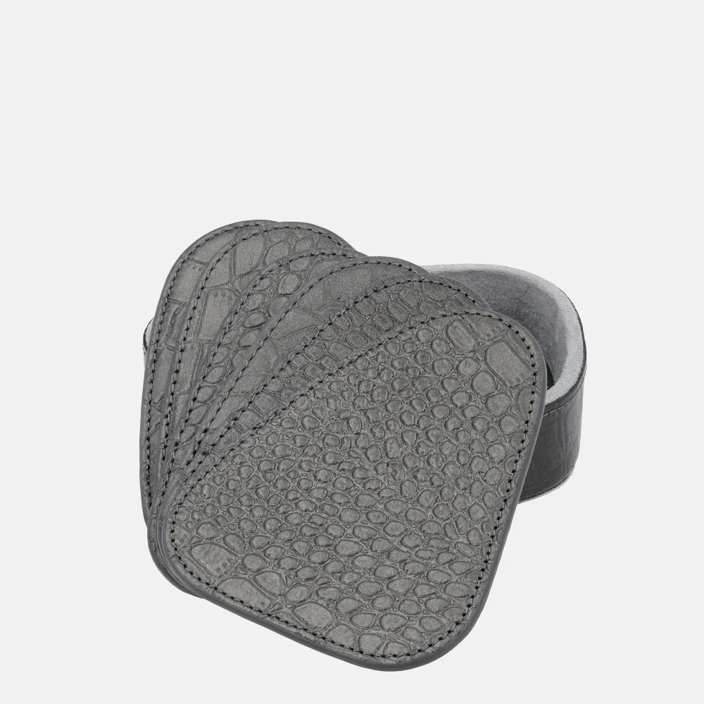 Chamada leren onderzetters croco organisch gun bij Duifhuizen