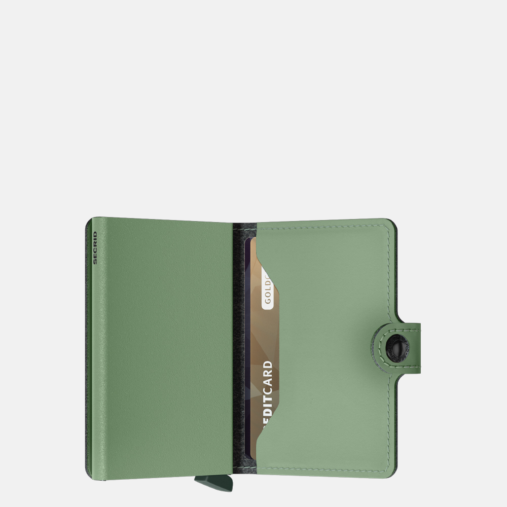 Secrid Miniwallet Yard pasjeshouder powder pistachio bij Duifhuizen