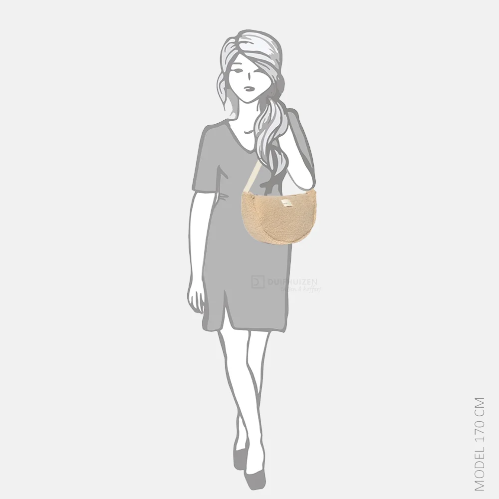 Studio Noos Teddy adult fanny pack crossbody tas ecru bij Duifhuizen