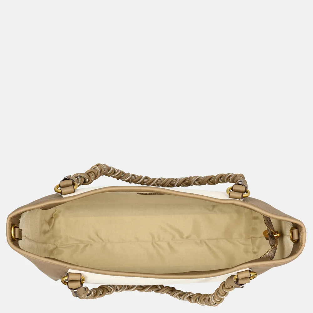 Laurent David Cato shopper taupe bij Duifhuizen