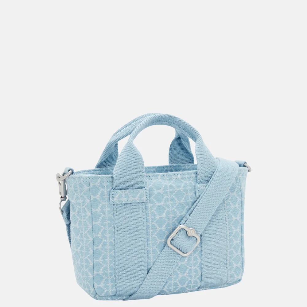 Kipling Ritta handtas mini light denim bij Duifhuizen