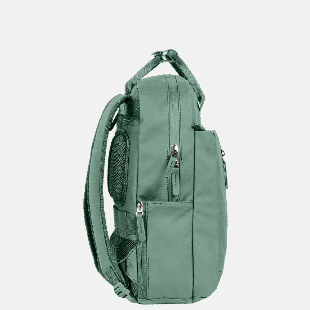 New Rebels Harper rugzak 13.3 inch salie groen bij Duifhuizen
