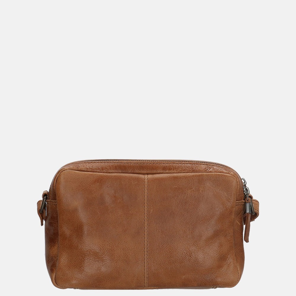 Micmacbags Porto schoudertas brown bij Duifhuizen