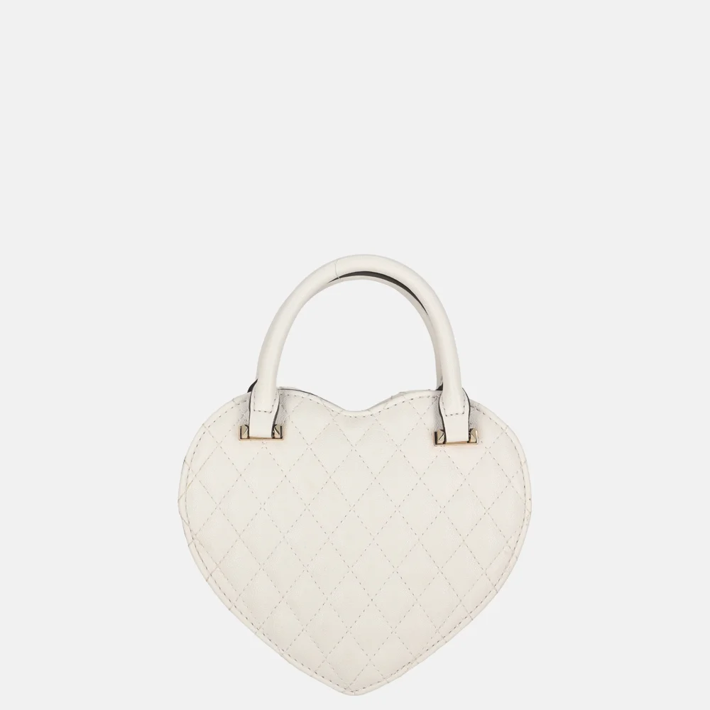 Guess Atabey heart bag handtas Off white bij Duifhuizen