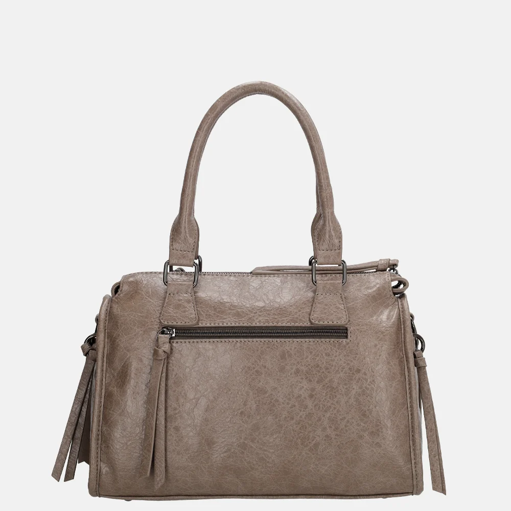 Charm London Berlin handtas M taupe bij Duifhuizen