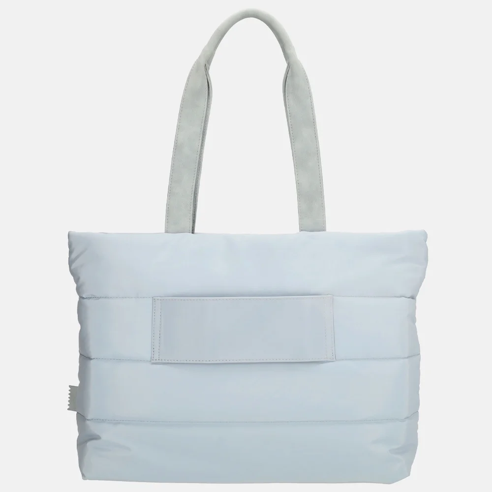 Zebra Trends Elske Puffy shopper lichtblauw bij Duifhuizen