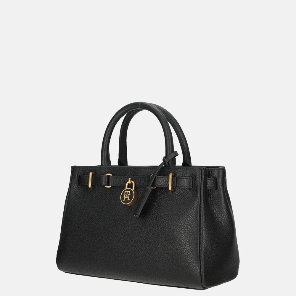 Tommy Hilfiger American icon mini handtas black bij Duifhuizen