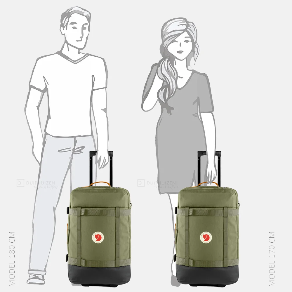 Fjallraven Farden reistas op wielen 75 liter green bij Duifhuizen