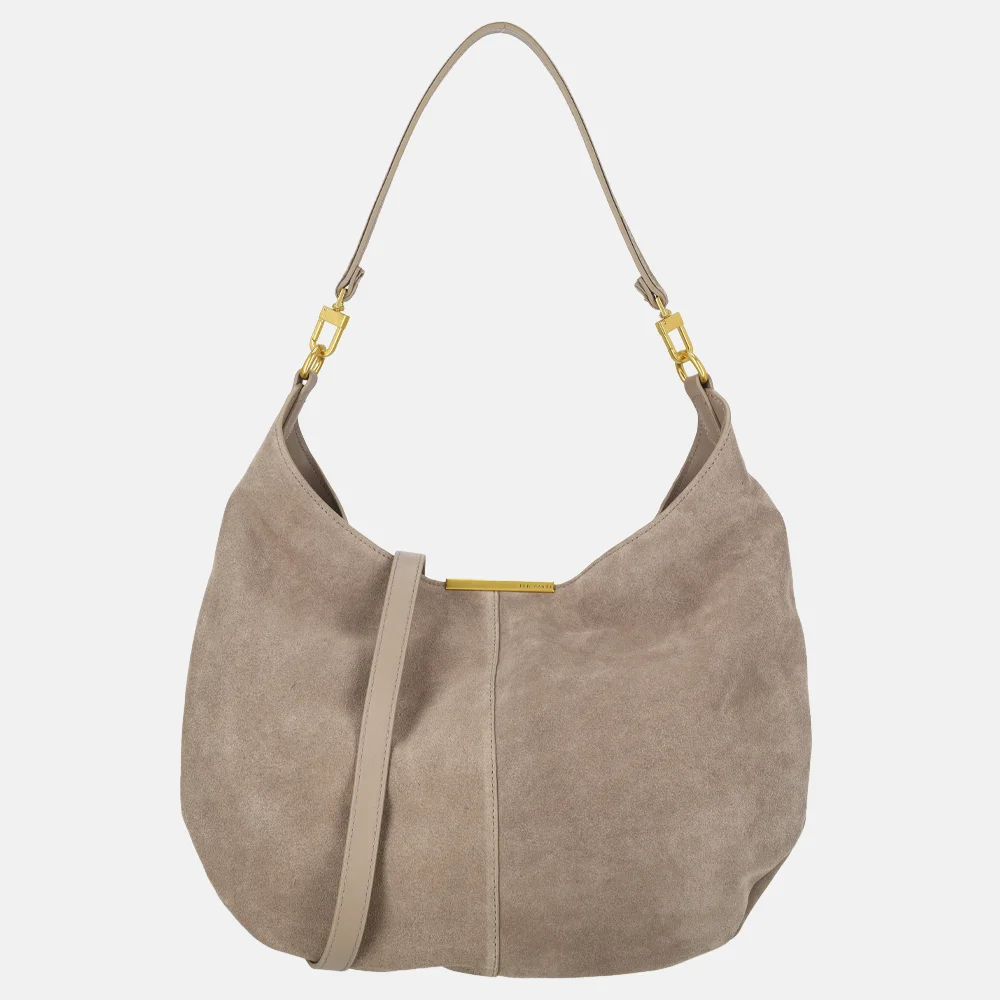 Ted Baker Ammilia schoudertas taupe bij Duifhuizen