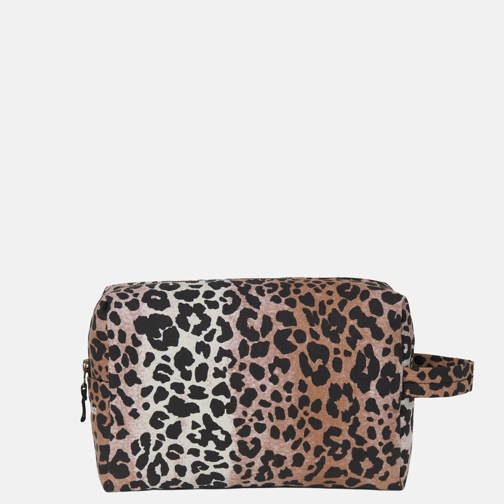 Studio Noos soft cotton toilettas hazel leopard bij Duifhuizen