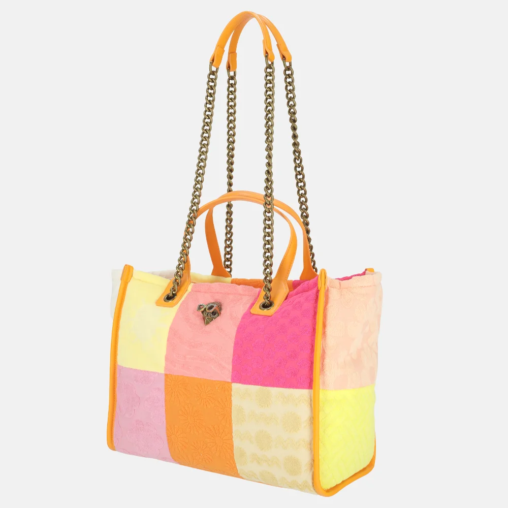 Kurt Geiger Hoxton shopper badstof multi bij Duifhuizen
