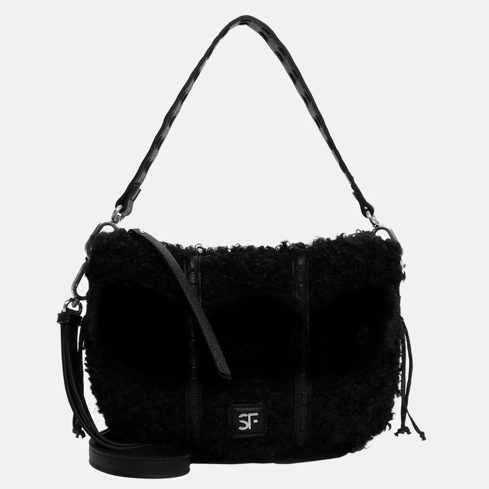 Suri Frey Resy schoudertas teddy black bij Duifhuizen