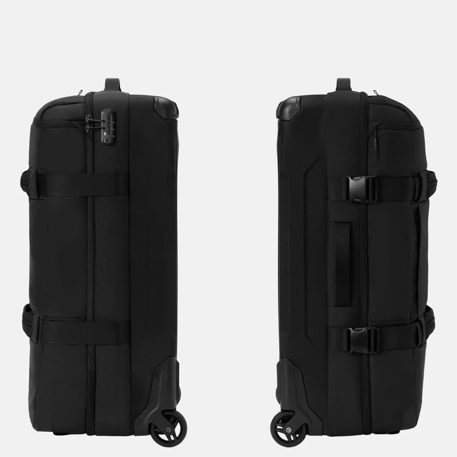 Dakine Split Roller bag 2.0 reistas op wielen 110 liter black bij Duifhuizen